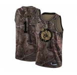 Youth Nike Boston Celtics #1 Walter Brown Swingman Camo Realtree Collection NBA Jersey