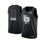 Youth Nike Boston Celtics #11 Kyrie Irving Black NBA Jordan Swingman 2018 All-Star Game Jersey