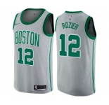 Youth Nike Boston Celtics #12 Terry Rozier Swingman Gray NBA Jersey - City Edition