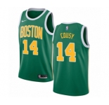 Youth Nike Boston Celtics #14 Bob Cousy Green Swingman Jersey - Earned Edition