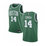 Youth Nike Boston Celtics #14 Bob Cousy Swingman Green(White No.) Road NBA Jersey - Icon Edition