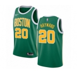 Youth Nike Boston Celtics #20 Gordon Hayward Green Swingman Jersey - Earned Edition