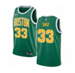 Youth Nike Boston Celtics #33 Larry Bird Green Swingman Jersey - Earned Edition