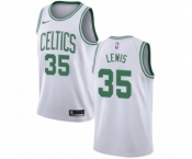Youth Nike Boston Celtics #35 Reggie Lewis Swingman White NBA Jersey - Association Edition