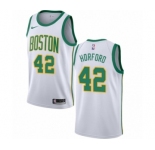 Youth Nike Boston Celtics #42 Al Horford Swingman White NBA Jersey - City Edition