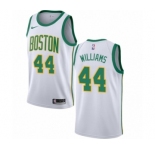 Youth Nike Boston Celtics #44 Robert Williams Swingman White NBA Jersey - City Edition