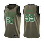 Youth Nike Boston Celtics #55 Greg Monroe Swingman Green Salute to Service NBA Jersey