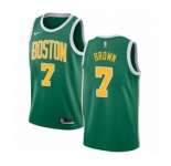Youth Nike Boston Celtics #7 Jaylen Brown Green Swingman Jersey - Earned Edition