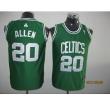 youth nba boston celtics #20 allen green