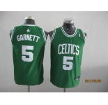 youth nba boston celtics #5 garnett green