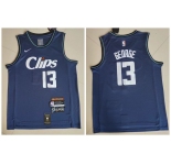 Clippers #13 Paul George Navy Nike 2023-24 City Edition Swingman Jersey