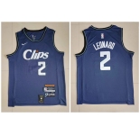 Clippers #2 Kawhi Leonard Navy Nike 2023-24 City Edition Swingman Jersey