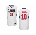 Men's Adidas Los Angeles Clippers #10 Brice Johnson Swingman White Home NBA Jersey