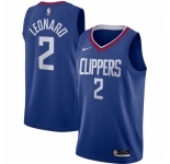 Men's LA Clippers #2 Kawhi Leonard Nike Royal 2020-21 Swingman Jersey