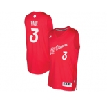 Men's LA Clippers #3 Chris Paul Red 2016 Christmas Day NBA Swingman Jersey