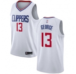 Men's Los Angeles Clippers #13 Paul George White Basketball Swingman Association Edition Jersey