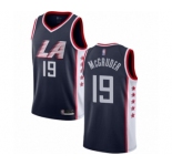 Men's Los Angeles Clippers #19 Rodney McGruder Swingman Navy Blue Basketball Jersey - City Edition