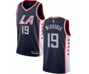 Men's Los Angeles Clippers #19 Rodney McGruder Swingman Navy Blue Basketball Jersey - City Edition