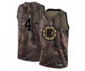 Men's Los Angeles Clippers #4 JaMychal Green Swingman Camo Realtree Collection Basketball Jersey