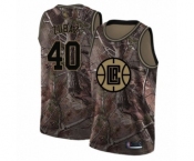 Men's Los Angeles Clippers #40 Ivica Zubac Swingman Camo Realtree Collection Basketball Jersey