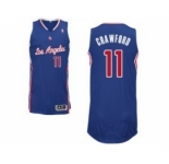nba los angeles clippers #11 jamal crawford blue[revolution 30 swingman]