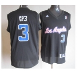 nba los angeles clippers #3 cp3 black[revolution 30 swingman]
