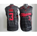 nba los angeles clippers #3 paul grey[black strip]
