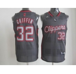 nba los angeles clippers #32 griffin black grey[2012]
