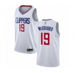 Women's Los Angeles Clippers #19 Rodney McGruder Authentic White Basketball Jersey - Association Edition