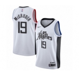 Women's Los Angeles Clippers #19 Rodney McGruder Swingman White Basketball Jersey - 2019-20 City Edition