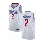 Women's Los Angeles Clippers #2 Kawhi Leonard Authentic White Basketball Jersey - Association Edition
