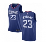 Women's Los Angeles Clippers #23 Lou Williams Swingman Blue Basketball Jersey - Icon Edition