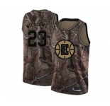 Women's Los Angeles Clippers #23 Lou Williams Swingman Camo Realtree Collection Basketball Jersey