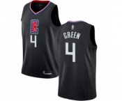 Women's Los Angeles Clippers #4 JaMychal Green Authentic Black Basketball Jersey Statement Edition
