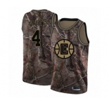 Women's Los Angeles Clippers #4 JaMychal Green Swingman Camo Realtree Collection Basketball Jersey