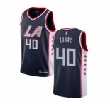 Women's Los Angeles Clippers #40 Ivica Zubac Swingman Navy Blue Basketball Jersey - City Edition