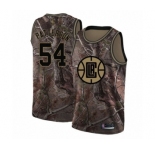 Women's Los Angeles Clippers #54 Patrick Patterson Swingman Camo Realtree Collection Basketball Jersey
