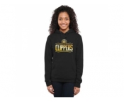 Women's Los Angeles Clippers Gold Collection Pullover Hoodie Black