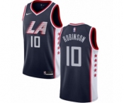 Women's Nike Los Angeles Clippers #10 Jerome Robinson Swingman Navy Blue NBA Jersey - City Edition