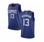 Women's Nike Los Angeles Clippers #13 Jerome Robinson Swingman Blue NBA Jersey - Icon Edition