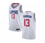 Women's Nike Los Angeles Clippers #13 Jerome Robinson Swingman White NBA Jersey - Association Edition