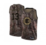Women's Nike Los Angeles Clippers #13 Marcin Gortat Swingman Camo Realtree Collection NBA Jersey