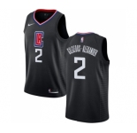 Women's Nike Los Angeles Clippers #2 Shai Gilgeous-Alexander Swingman Black NBA Jersey Statement Edition