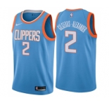 Women's Nike Los Angeles Clippers #2 Shai Gilgeous-Alexander Swingman Blue NBA Jersey - City Edition