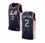Women's Nike Los Angeles Clippers #2 Shai Gilgeous-Alexander Swingman Navy Blue NBA Jersey - City Edition