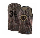 Women's Nike Los Angeles Clippers #34 Tobias Harris Swingman Camo Realtree Collection NBA Jersey