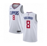 Women's Nike Los Angeles Clippers #8 Danilo Gallinari Authentic White NBA Jersey - Association Edition