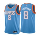 Women's Nike Los Angeles Clippers #8 Danilo Gallinari Swingman Blue NBA Jersey - City Edition
