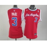 women nba jerseys los angeles clippers #3 paul red
