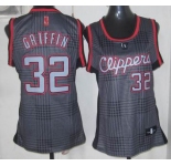 women nba los angeles clippers #32 griffin black-grey[2012]